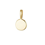 Flat Disc Imprint Pendant