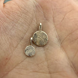 Flat Disc Imprint Pendant