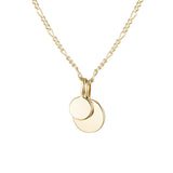 Flat Disc Imprint Pendant