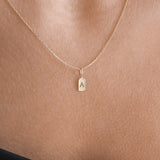 Yellow Gold Letter A
