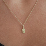 Yellow Gold Letter C