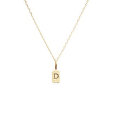 Yellow Gold Letter D