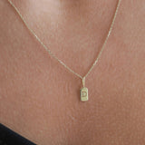 Yellow Gold Letter D
