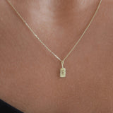 Yellow Gold Letter E