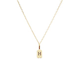 Yellow Gold Letter H