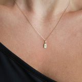 Yellow Gold Letter I