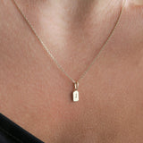 Yellow Gold Letter J