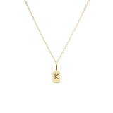 Yellow Gold Letter K