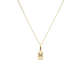 Yellow Gold Letter M