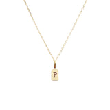 Yellow Gold Letter P