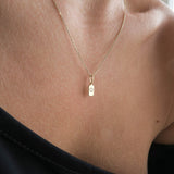 Yellow Gold Letter Q