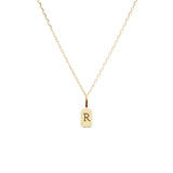 Yellow Gold Letter R