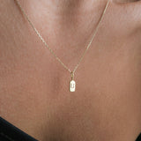 Yellow Gold Letter U