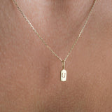 Yellow Gold Letter U