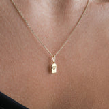 Yellow Gold Letter W