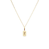 Yellow Gold Letter Z