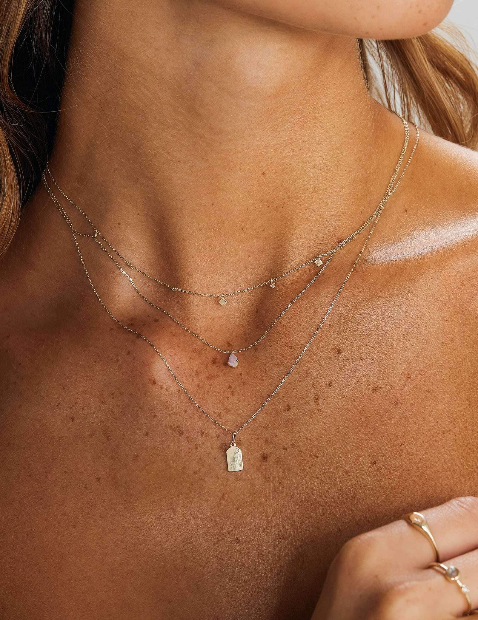 Picture of Luna Rae Solid 9k Gold Luminous Necklace