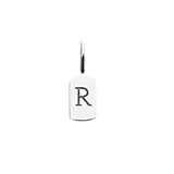 Silver Letter R