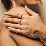 Picture of Luna Rae Solid 9k Gold Stellar Ring