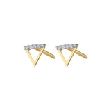 Picture of Luna Rae Solid 9k Gold Water Element Studs